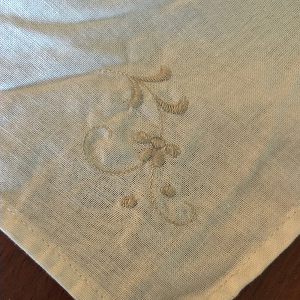 Embroidered Tablecloth and Napkin set
